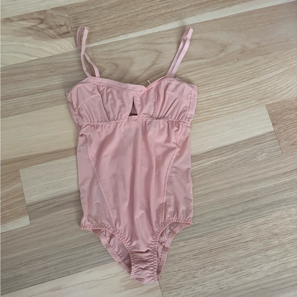 NWT Free People We Are HAH Women's Under The Wire Bodysuit Copper Rose Pink XS - Picture 6 of 11
